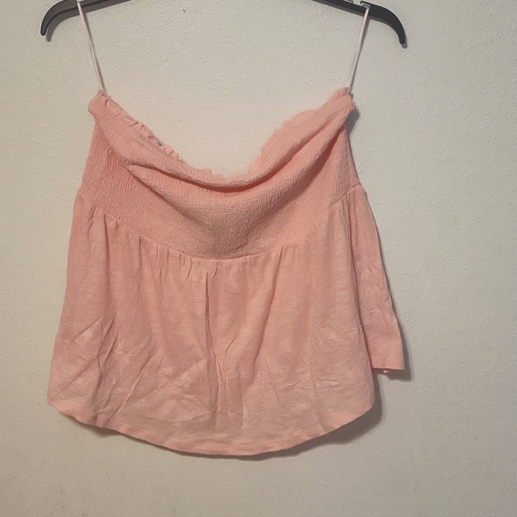 NWT Torrid Pink Strapless Top Size 1 - Picture 1 of 4